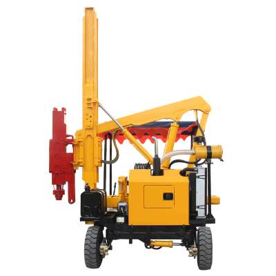 Solar Construction Machinery Fence Post Driver Hydraulic Post Pile Driver Manufacturer