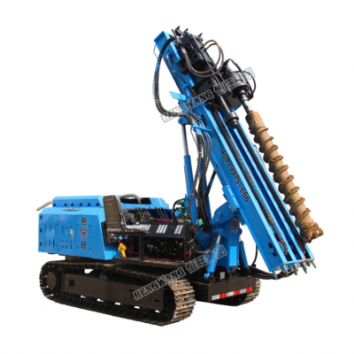 Crawler Type Hydraulic Hammer Pile Driver Solar Ramming Machine For Solar Project